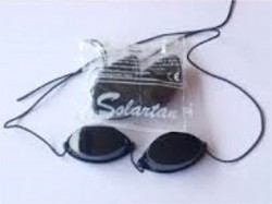 Polished Optical Lens iGoggles with total UVA and UVB Protection.  Perfect for indoor and outdoor tanning from Bronze Age Tanning Limited, Ireland
