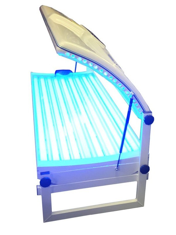 Elite Lie Down Sunbed available to buy for home tanning from Bronze Age Tanning Limited, Letterkenny, County Donegal, Ireland