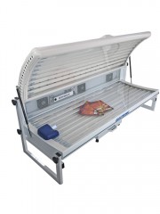 Elite Lie Down Sunbed available for sale or hire from Bronze Age Tanning Limited, Letterkenny, County Donegal, Ireland