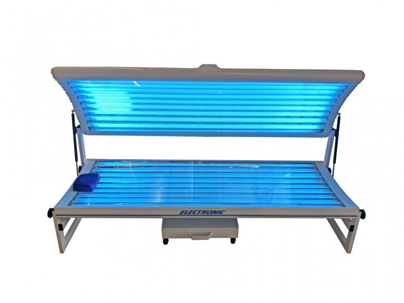 Elite Lie Down Sunbed available to buy for home tanning from Bronze Age Tanning Limited, Letterkenny, County Donegal, Ireland